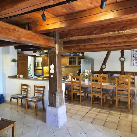 Maison 12 Personnes Pmr En Alsace à Jardin, Animaux Acceptés, Proche Colmar *